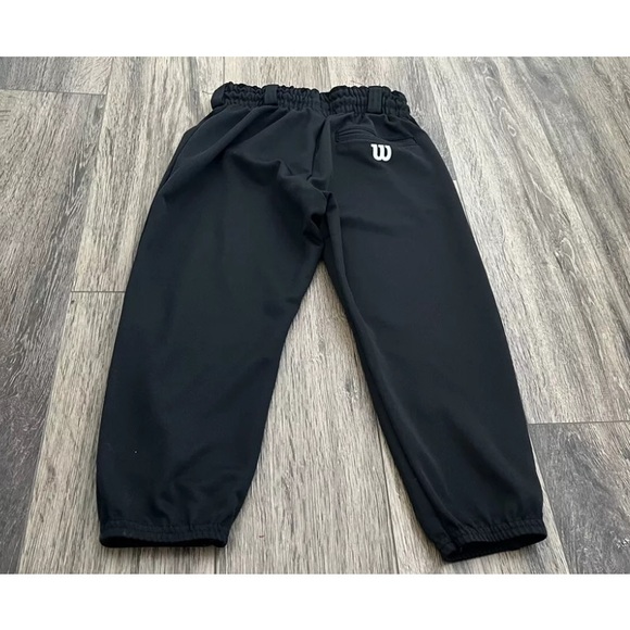 Wilson Baseball Pants Boys Size Medium Black, Knicker Length - Picture 7 of 9